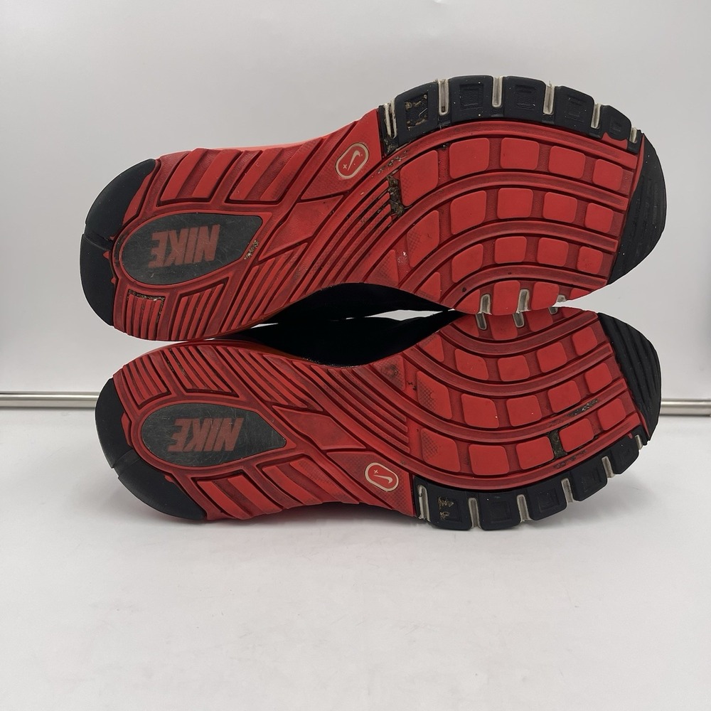 Nike Air Max Men's Size 9 2011 Hyperfuse Running Shoes Black Red Sneakers - Picture 5 of 6